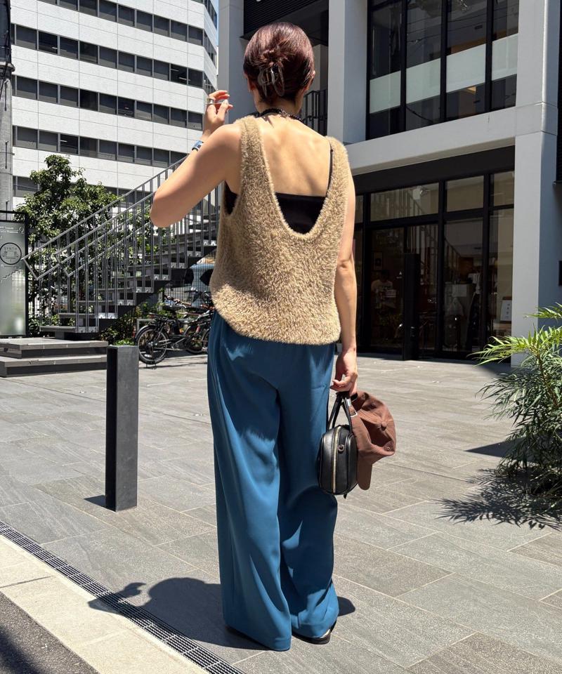 【累計販売数3万枚突破/22色4サイズ展開!】タックワイドパンツ