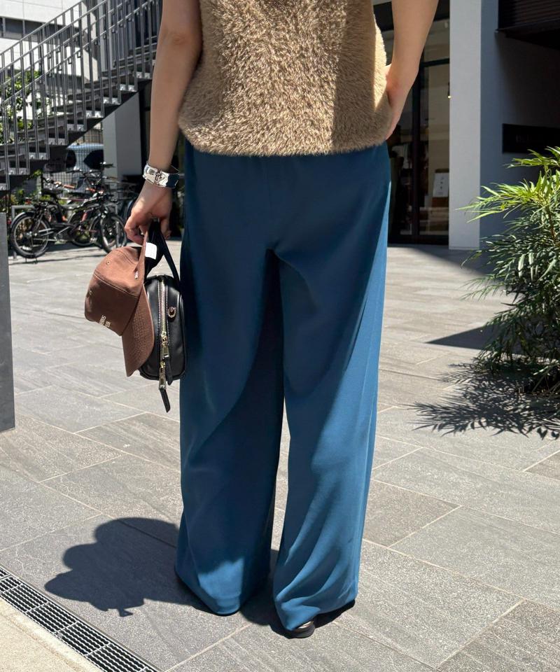 【累計販売数3万枚突破/22色4サイズ展開!】タックワイドパンツ