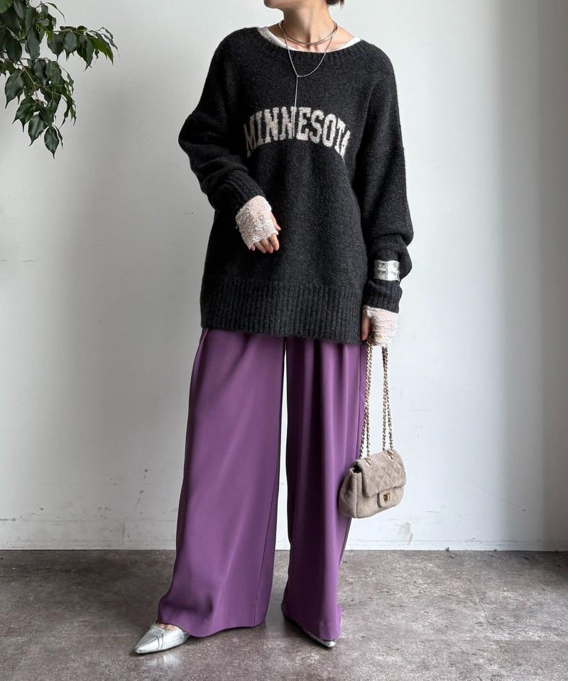 【累計販売数3万枚突破/22色4サイズ展開!】タックワイドパンツ