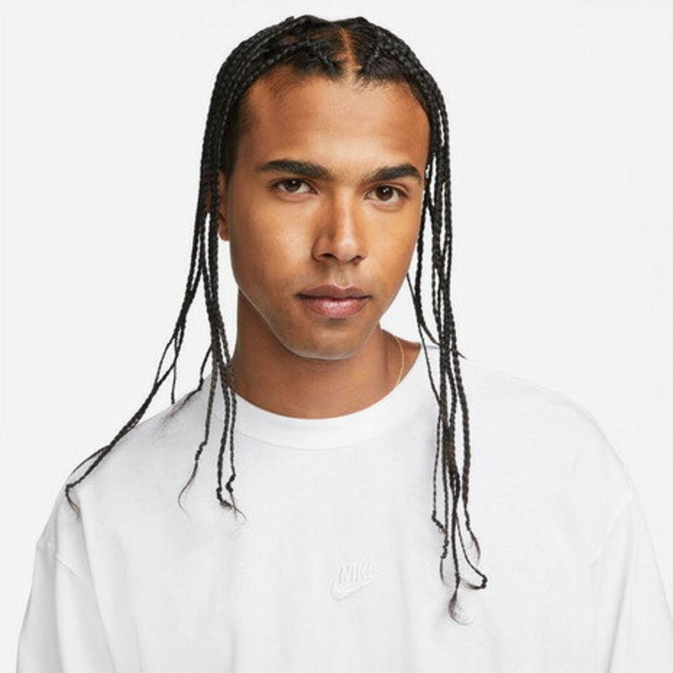 ナイキ(NIKE)(メンズ)長袖 Tシャツ メンズ プレミアム エッセンシャル DO7391-100 白 ホワイト スポーツウェア ロンT カットソー カジュアル 24春商品