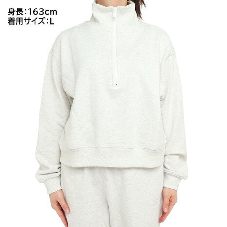 ニューバランス(new balance)(レディース)ハーフジップ プルオーバー スウェットシャツ WT31501