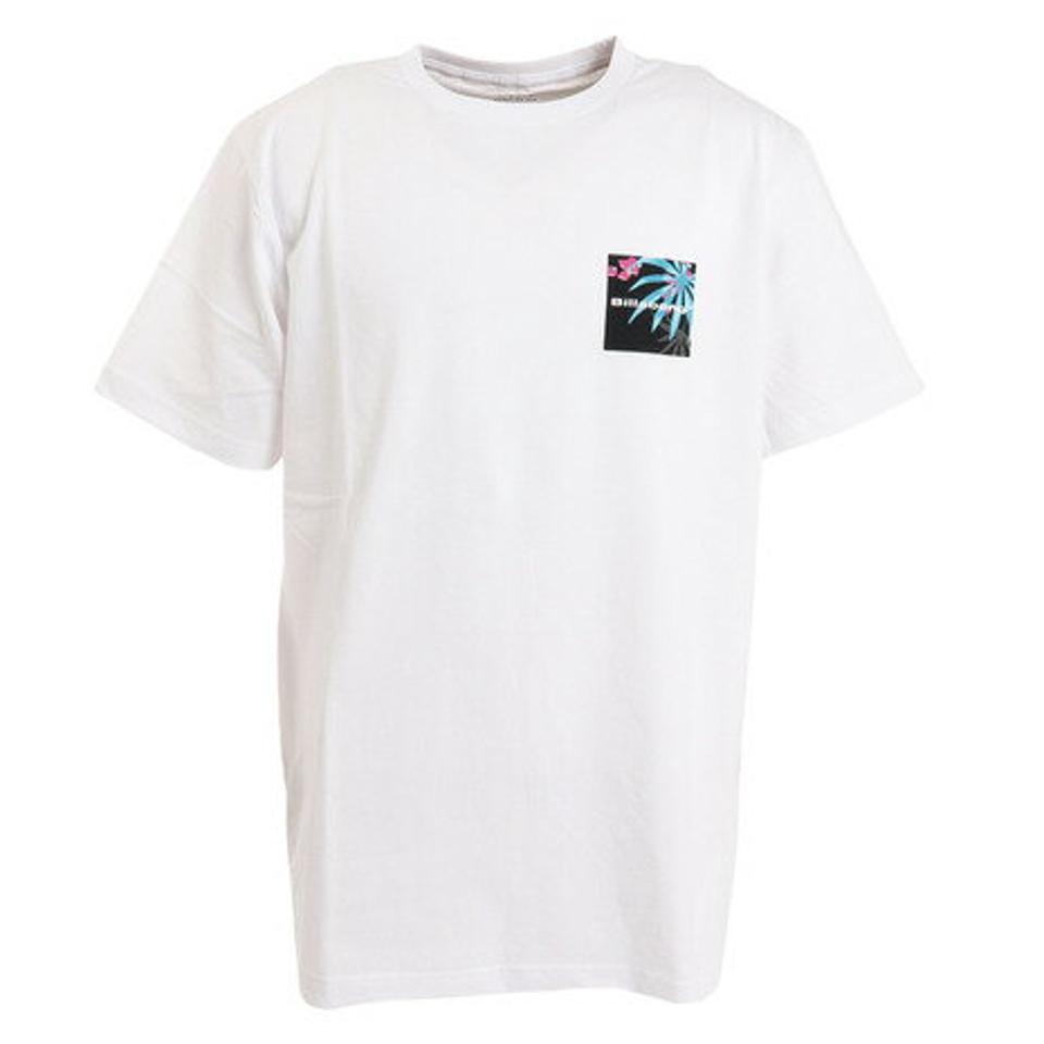 【7/17 9:59までエントリーでP5倍!】ビラボン(BILLABONG)(メンズ)半袖Tシャツ メンズ BACK SQUARE BD011202 WHT