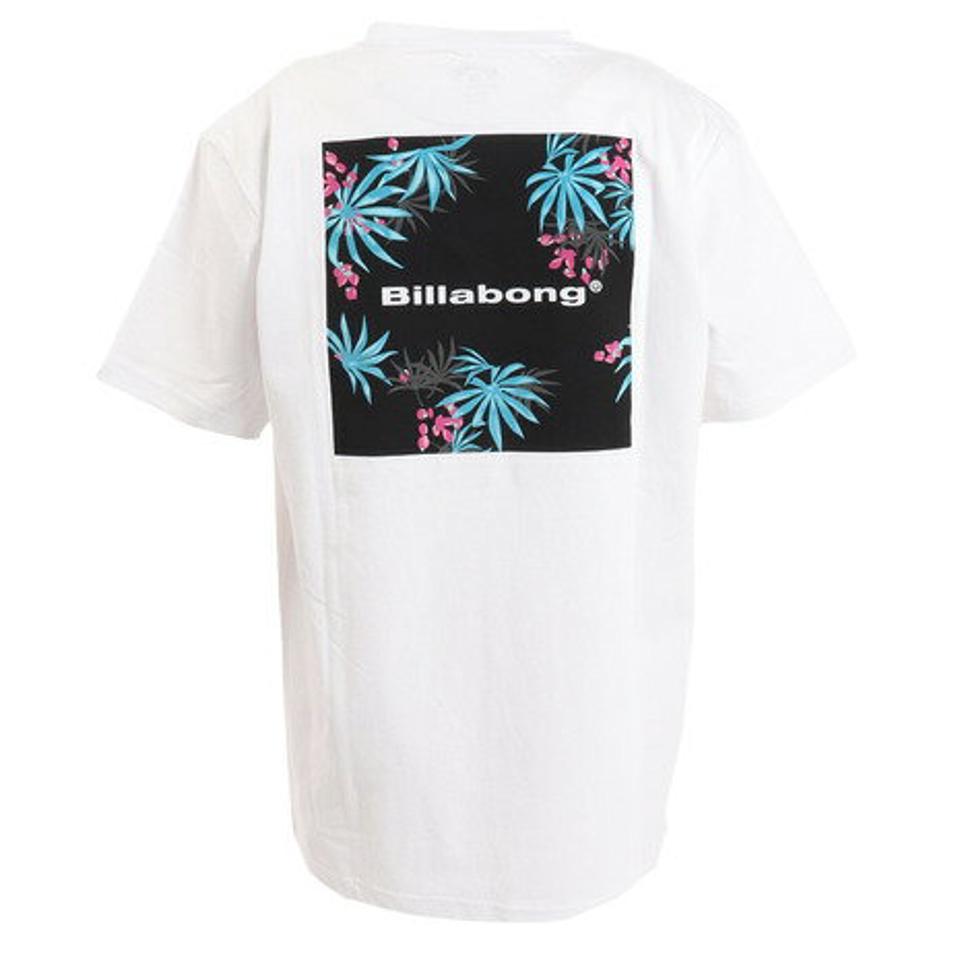 【7/17 9:59までエントリーでP5倍!】ビラボン(BILLABONG)(メンズ)半袖Tシャツ メンズ BACK SQUARE BD011202 WHT