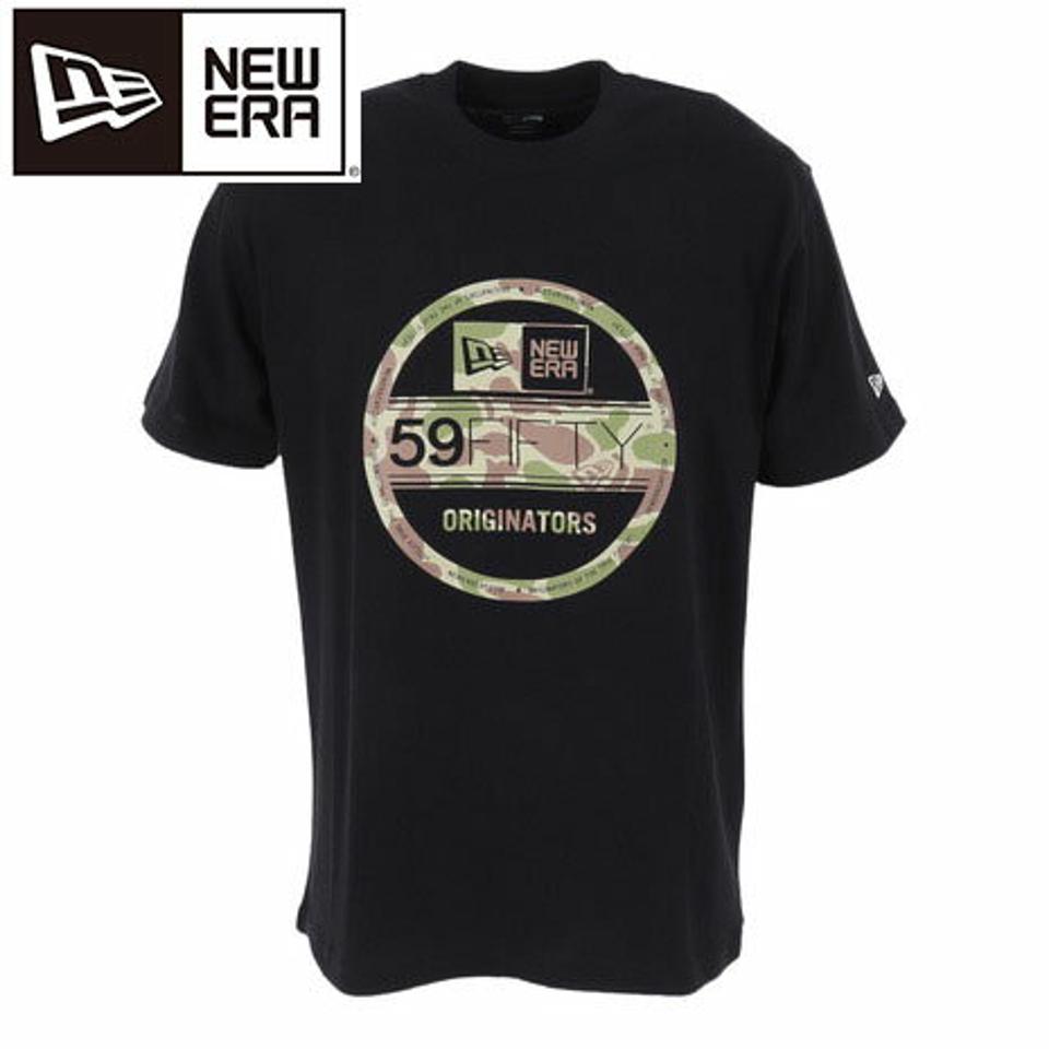 ニューエラ(NEW ERA)(メンズ、レディース)半袖Tシャツ メンズ ダックハンター カモ ワードマークロゴ 13516776