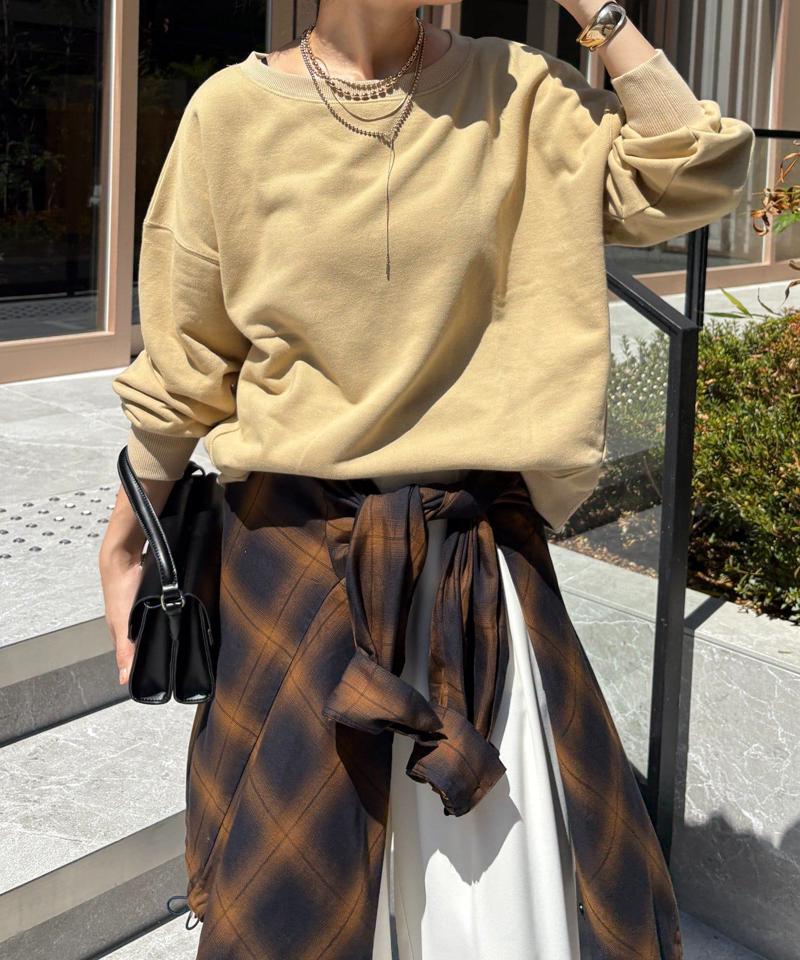 【完売カラー再追加！/累計販売数8000枚突破！】裏毛スウェット