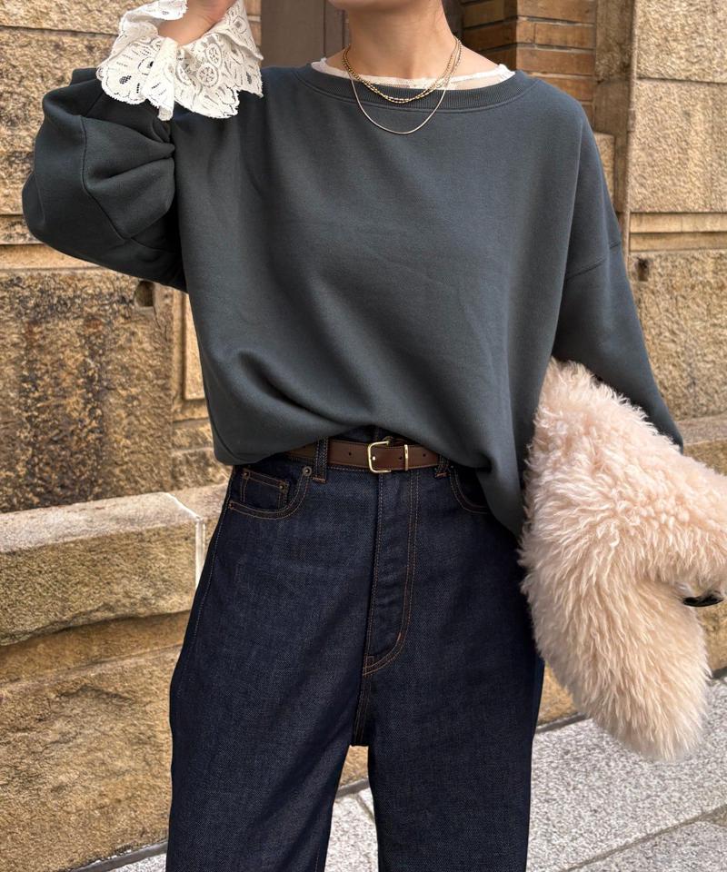 【完売カラー再追加！/累計販売数8000枚突破！】裏毛スウェット