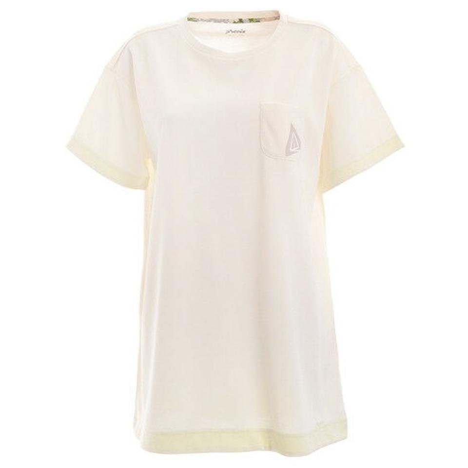 フェニックス(PHENIX)(レディース)半袖Tシャツ Comfy Pocket PHA22TS71 WT ホワイト