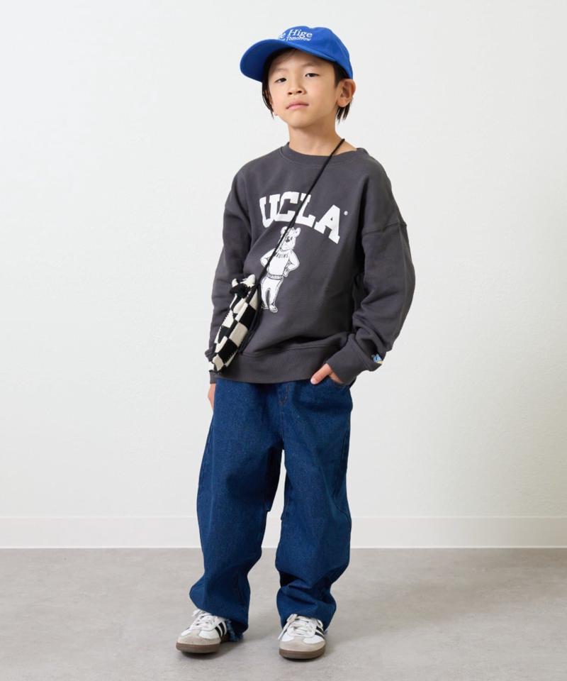 【KIDS】【TYPY DENIM】甘織り裾フリンジカーブデニム