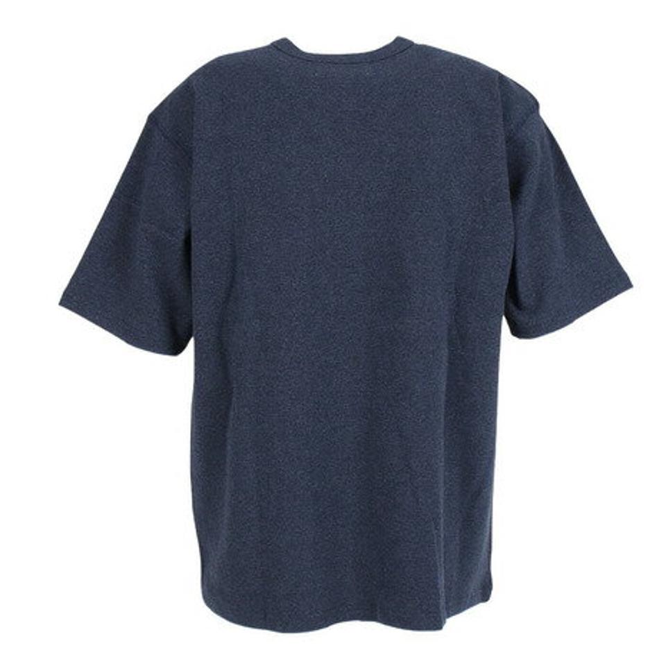 エスエーエス(S.A.S)(メンズ)半袖Tシャツ メンズ スーパーヘビーリップル SAS2247204-79:NAVY