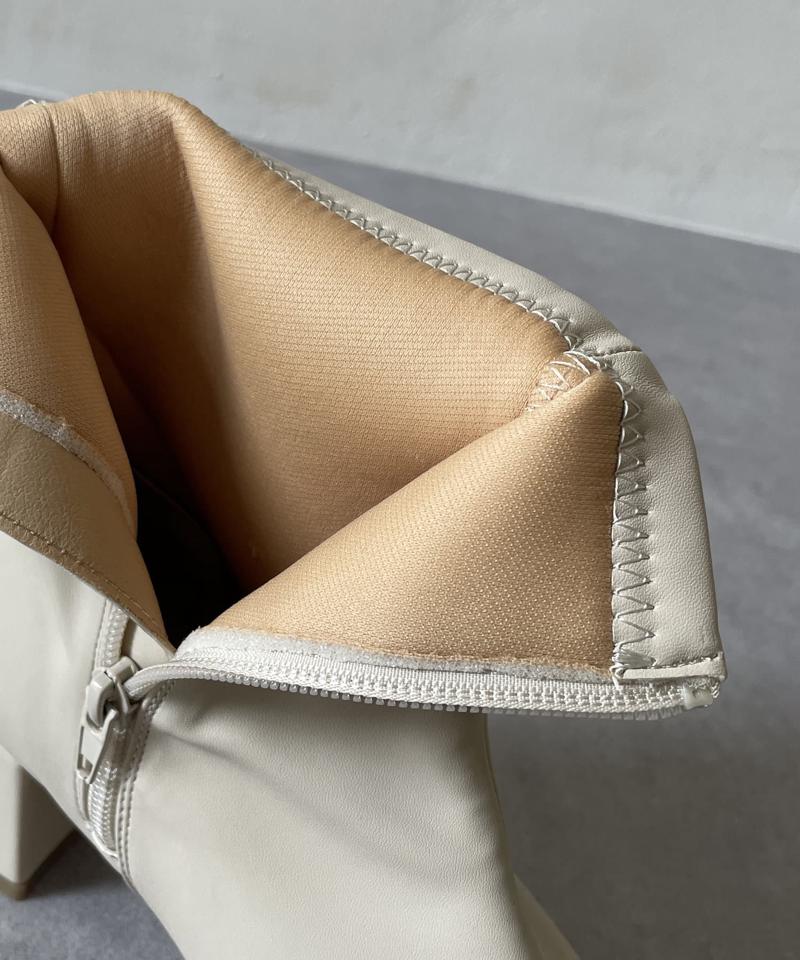 ポインテッドストレッチショートブーツ