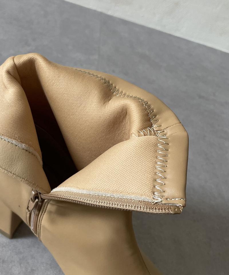 ポインテッドストレッチショートブーツ