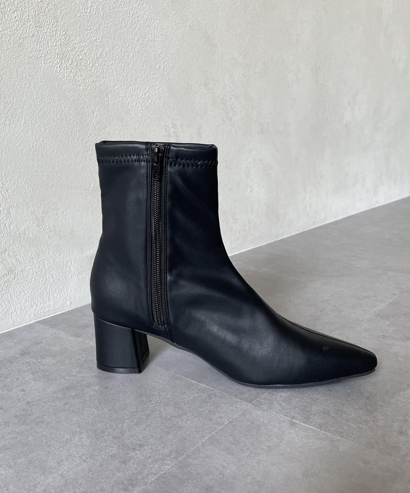 ポインテッドストレッチショートブーツ