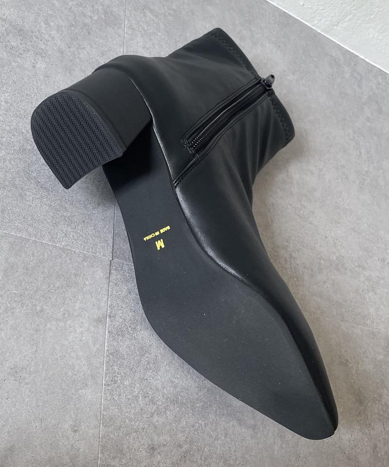 ポインテッドストレッチショートブーツ