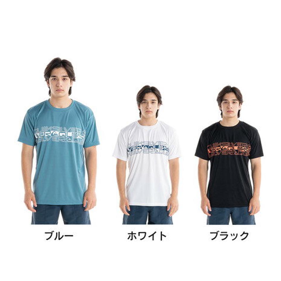 クイックシルバー(Quiksilver)(メンズ)ラッシュガード 半袖 Tシャツ UVカット UPF50+ 外線対策 速乾 OMNI LINE SS QLY231013