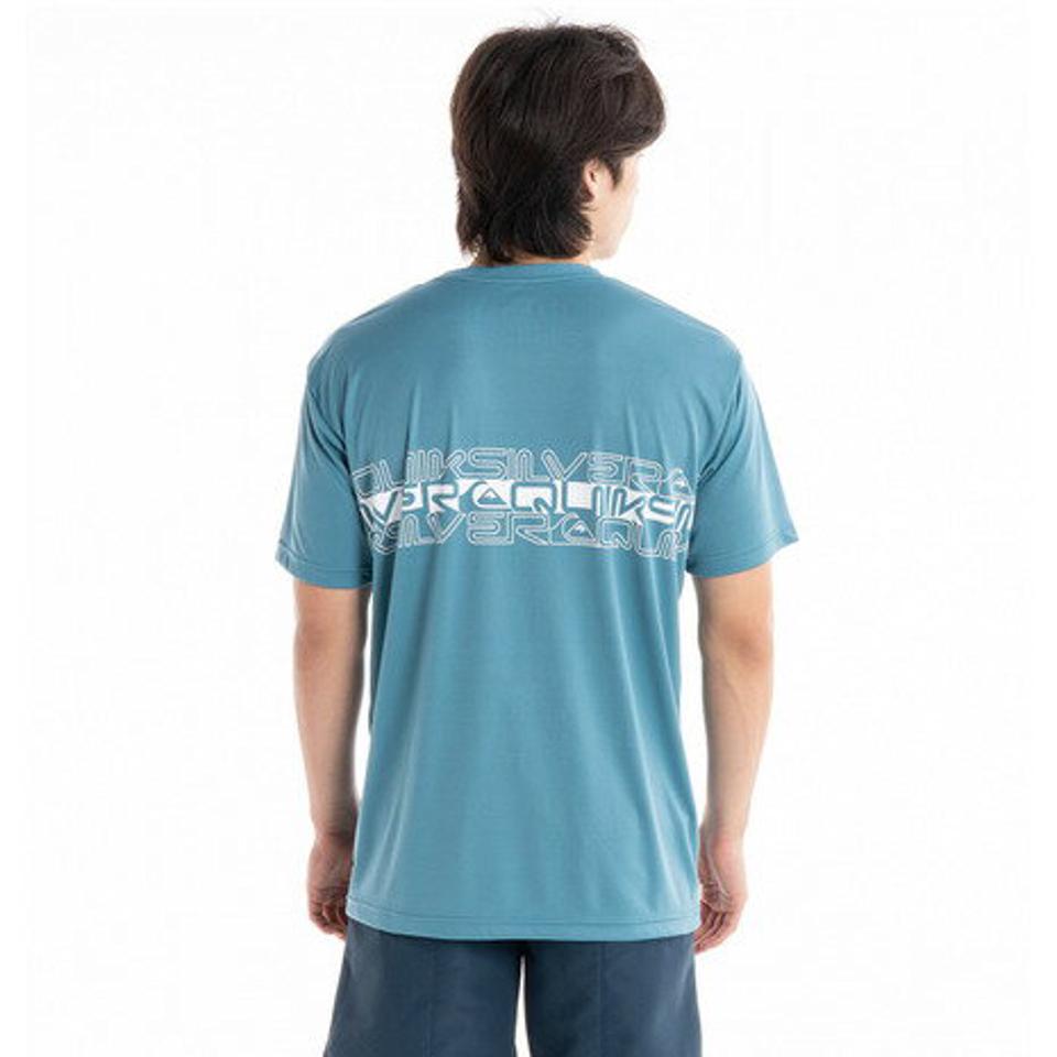 クイックシルバー(Quiksilver)(メンズ)ラッシュガード 半袖 Tシャツ UVカット UPF50+ 外線対策 速乾 OMNI LINE SS QLY231013