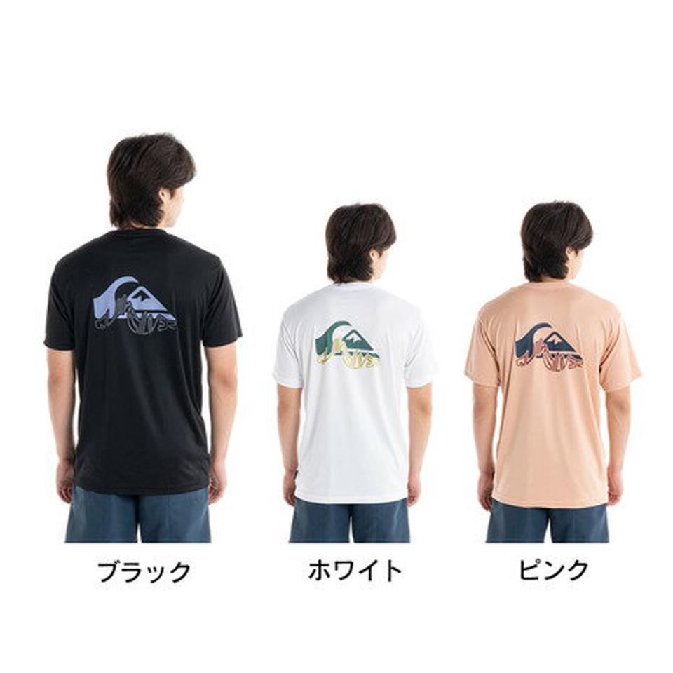 クイックシルバー(Quiksilver)(メンズ)ラッシュガード 半袖 Tシャツ UVカット UPF50+ 外線対策 速乾 WASHED SESSIONS SS QLY231009