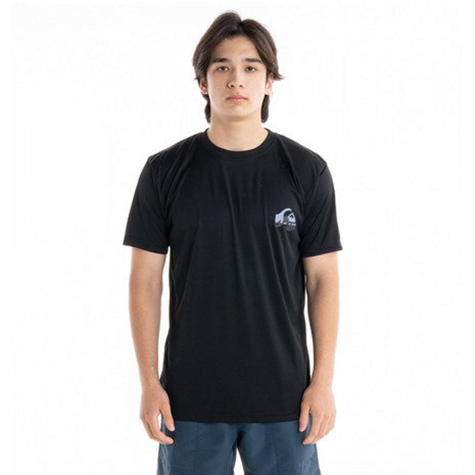 クイックシルバー(Quiksilver)(メンズ)ラッシュガード 半袖 Tシャツ UVカット UPF50+ 外線対策 速乾 WASHED SESSIONS SS QLY231009