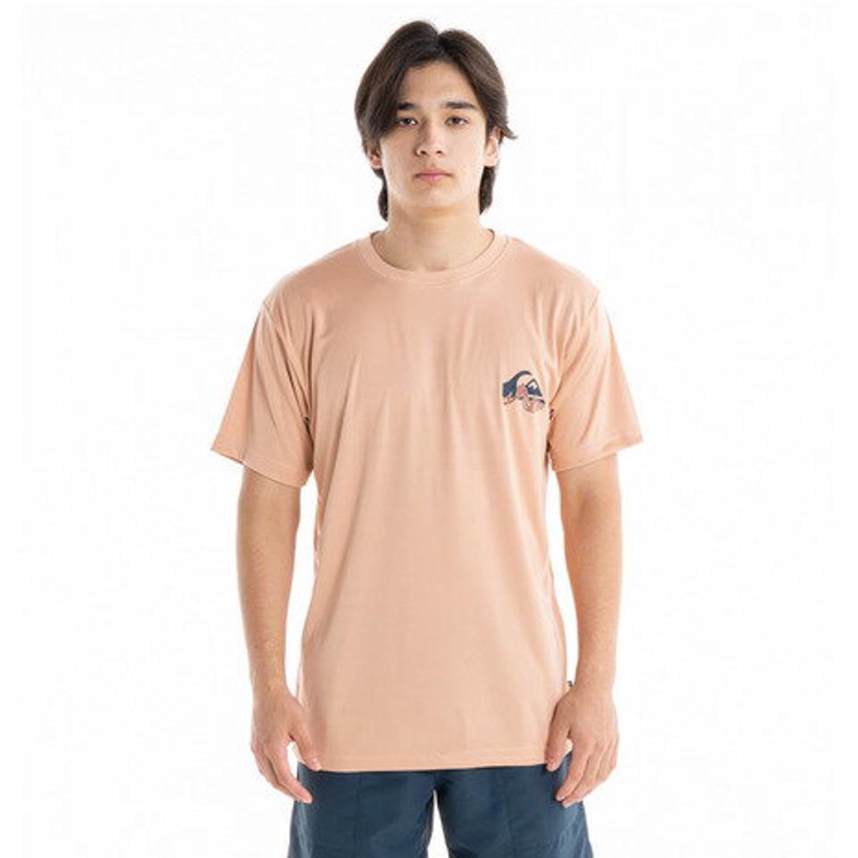 クイックシルバー(Quiksilver)(メンズ)ラッシュガード 半袖 Tシャツ UVカット UPF50+ 外線対策 速乾 WASHED SESSIONS SS QLY231009