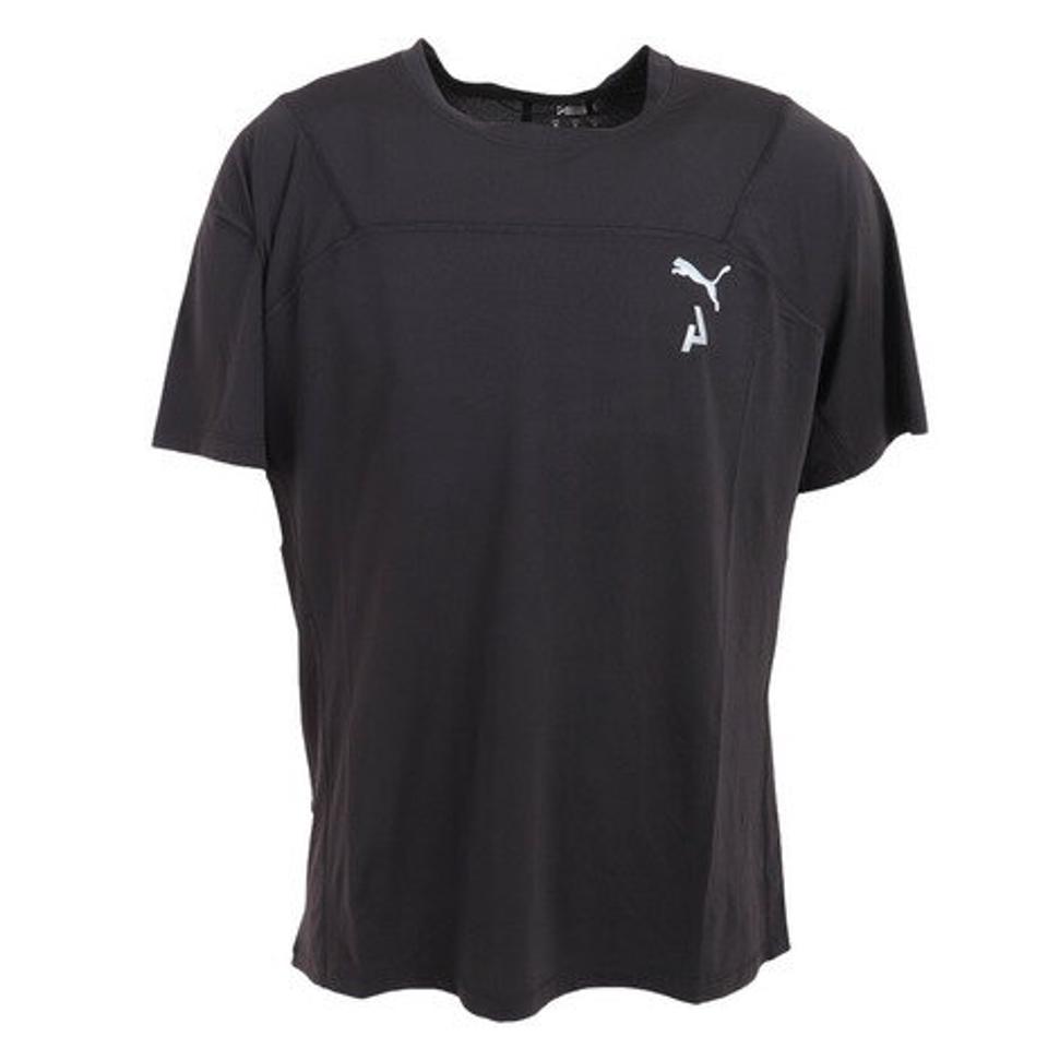 プーマ(PUMA)(メンズ)半袖Tシャツ COOLCELL トレイルランニング 半袖Tシャツ 52325601 ブラック