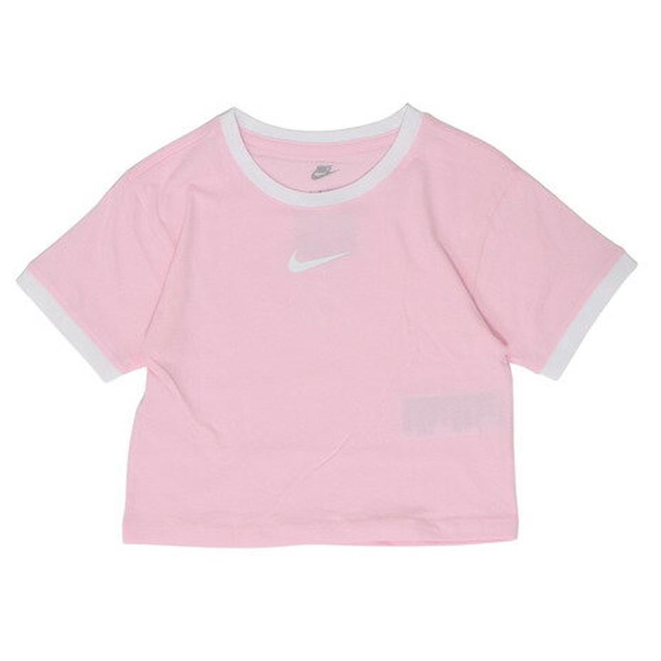 ナイキ(NIKE)(キッズ)半袖Tシャツ キッズ SWOOSH RINGER 36K605-A9Y ※要サイズ確認