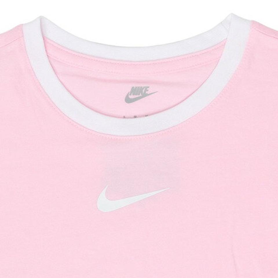 ナイキ(NIKE)(キッズ)半袖Tシャツ キッズ SWOOSH RINGER 36K605-A9Y ※要サイズ確認