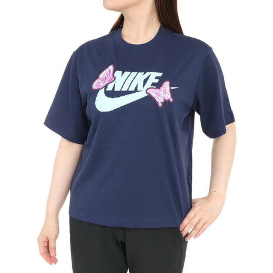 ナイキ(NIKE)(レディース)半袖Tシャツ レディース ボクシー FD2526-410