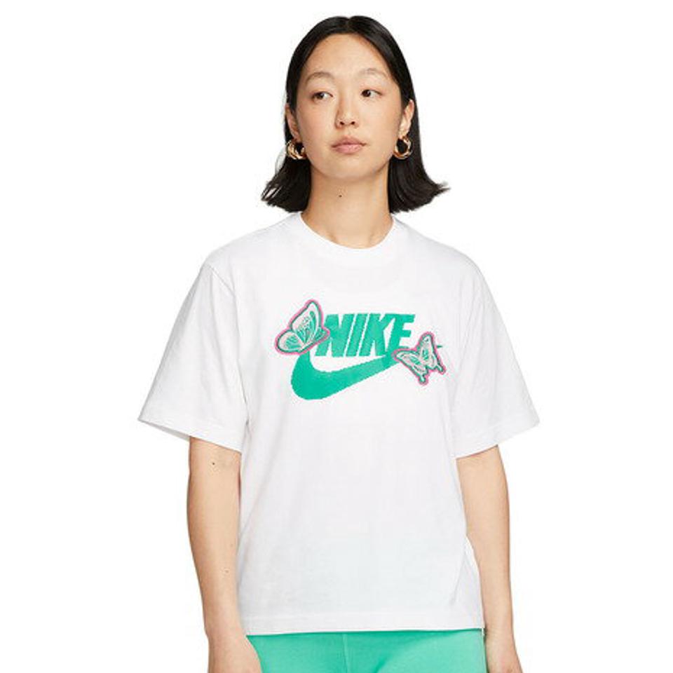 【2点で10%OFFクーポン対象!9/7まで】ナイキ(NIKE)(レディース)半袖Tシャツ レディース NSW OC 1 ボクシー FD2526-100