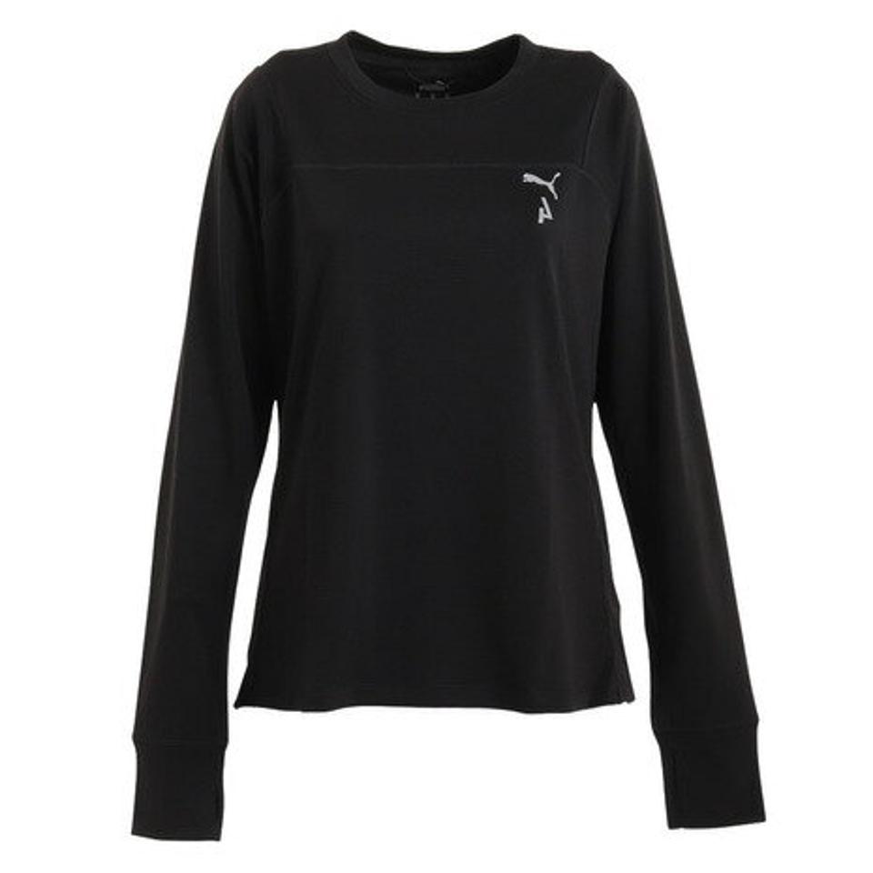 プーマ(PUMA)(レディース)長袖Tシャツ ロンT ウィメンズ シーズンズ RAINCELL 長袖 トレイルランニング 52322801 ブラック