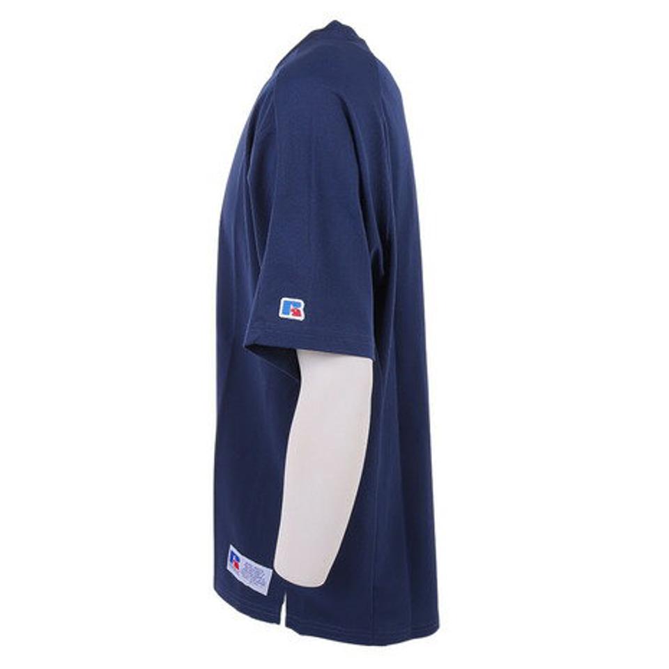 【3点10%OFFクーポン対象!11/16まで】ラッセル(RUSSELL)(メンズ)冷感 Tシャツ RBBM23S0001 NVY