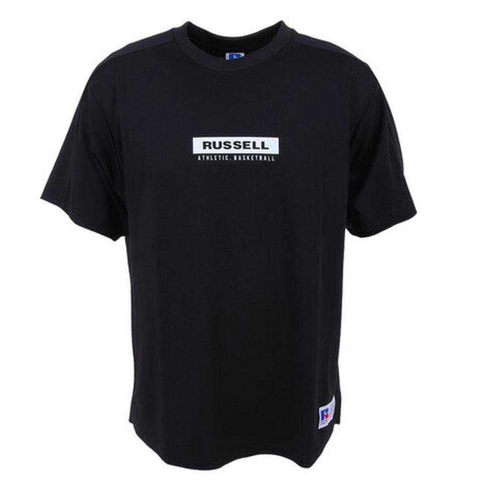 【3点10%OFFクーポン対象!11/16まで】ラッセル(RUSSELL)(メンズ)冷感 Tシャツ RBBM23S0001 BLK