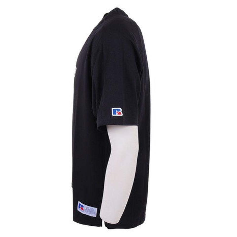 【3点10%OFFクーポン対象!11/16まで】ラッセル(RUSSELL)(メンズ)冷感 Tシャツ RBBM23S0001 BLK