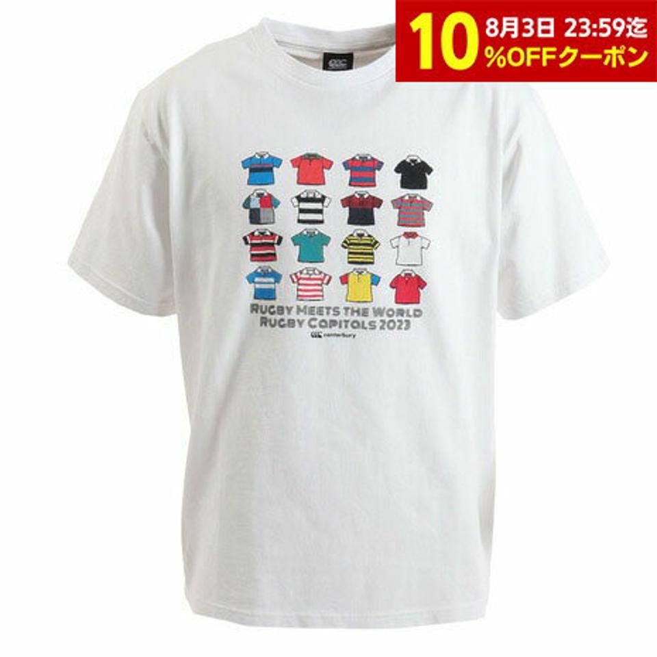 カンタベリー(canterbury)(メンズ)半袖Tシャツ メンズ RA33090 10 ホワイト ゴールドウィン Tシャツ