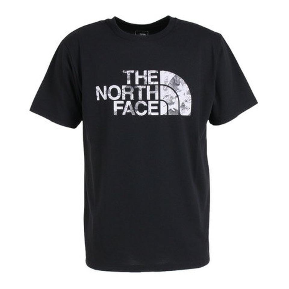 【10%OFFクーポン対象!12/20まで】ノースフェイス(THE NORTH FACE)(メンズ)半袖Tシャツ メンズ CAMO EMB ロゴ NT82388 K