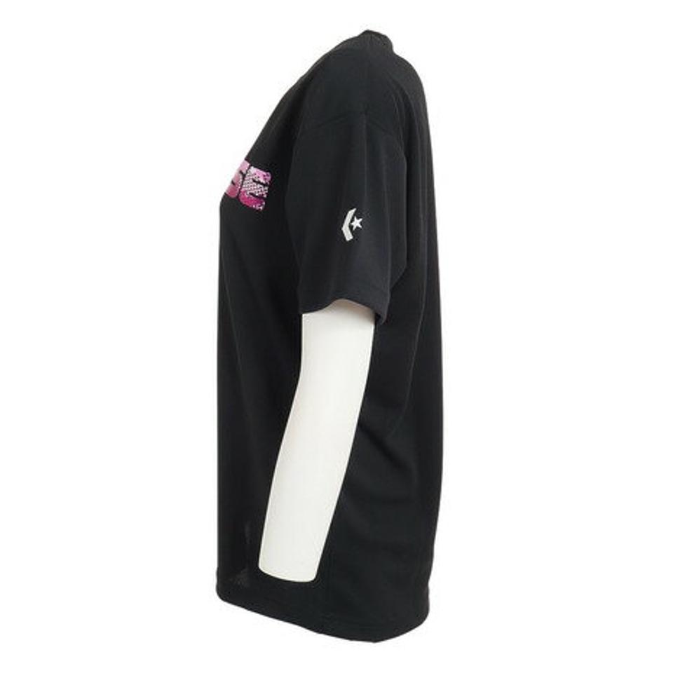 コンバース(CONVERSE)(レディース)バスケットボールウェア 半袖プリントTシャツ CB331353