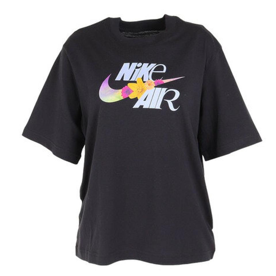 ナイキ(NIKE)(レディース)半袖Tシャツ レディース 黒 コットン FB8192-010