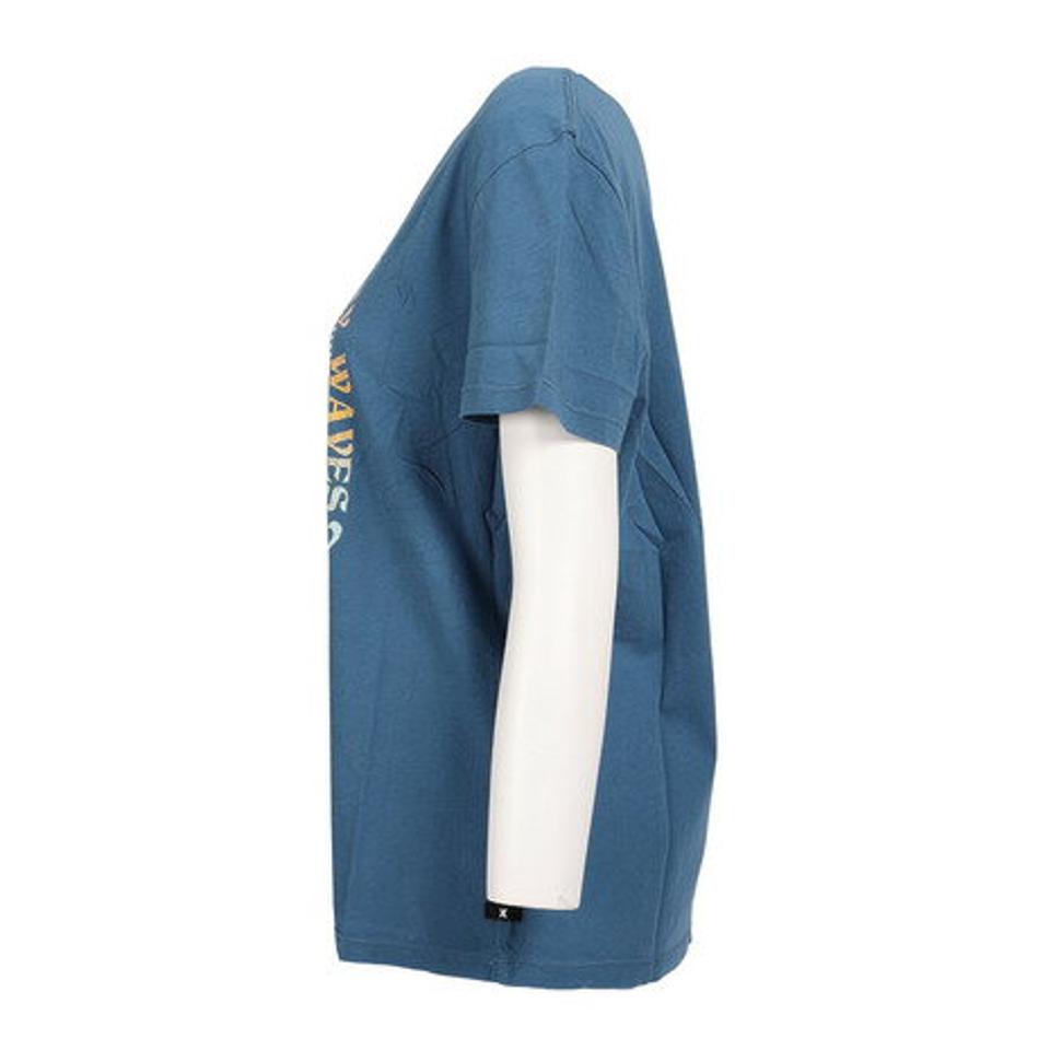 ハーレー(HURLEY)(レディース)Salty Waves Washed Tシャツ 22 3HS1590190-MEDBL