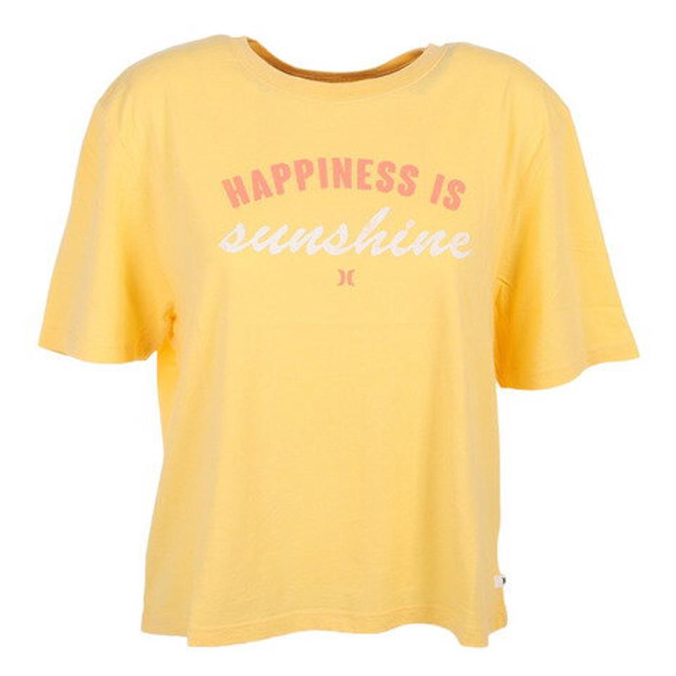 ハーレー(HURLEY)(レディース)半袖Tシャツ レディース HAPPY SUN CROPPED 22 3HS1570191-CRN