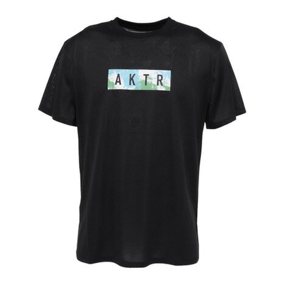 アクター(AKTR)(メンズ)バスケットボールウェア MIXTURE TIEDYE LOGO SPORTS 半袖Tシャツ 123-006005 BK