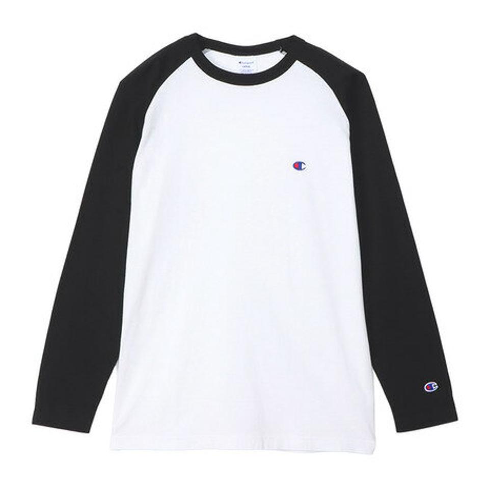 チャンピオン-ヘリテイジ(CHAMPION-HERITAGE)(メンズ)長袖Tシャツ メンズ ロングスリーブラグランTシャツ 23FW C3-Y429 090