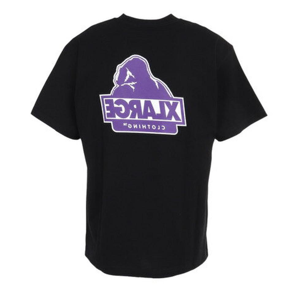 エクストララージ(XLARGE)(メンズ、レディース)半袖Tシャツ メンズ SLANTED OG 101232011025-BLACK