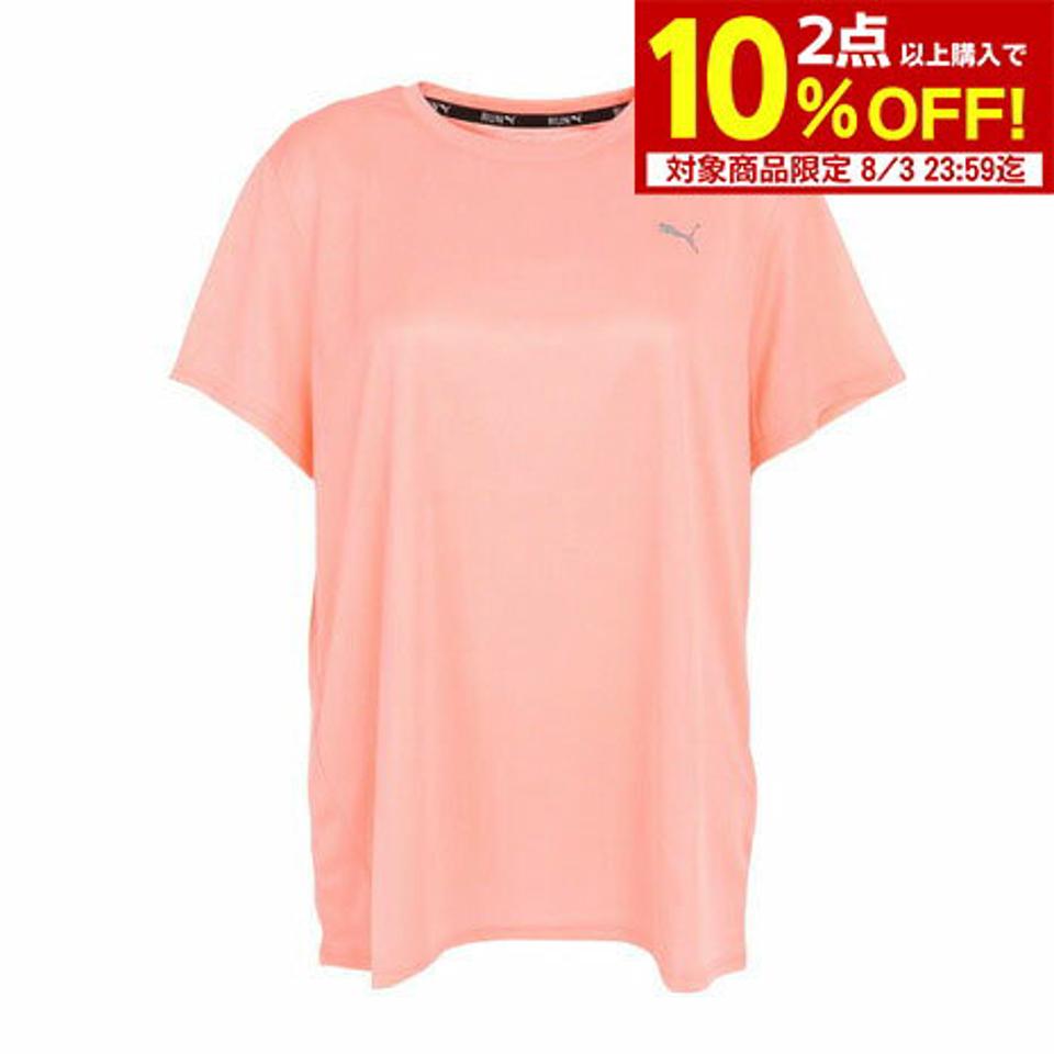 【2点10%OFFクーポン対象!8/3まで】プーマ(PUMA)(レディース)半袖Tシャツ レディース ランニング フェイヴァリット 520181 25 PNK