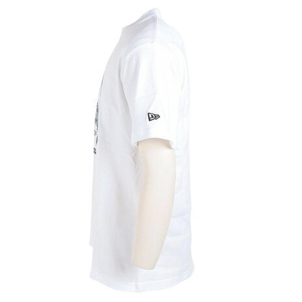 ニューエラ(NEW ERA)(メンズ)半袖Tシャツ メンズ ダックハンターカモ ステッカー 13516777