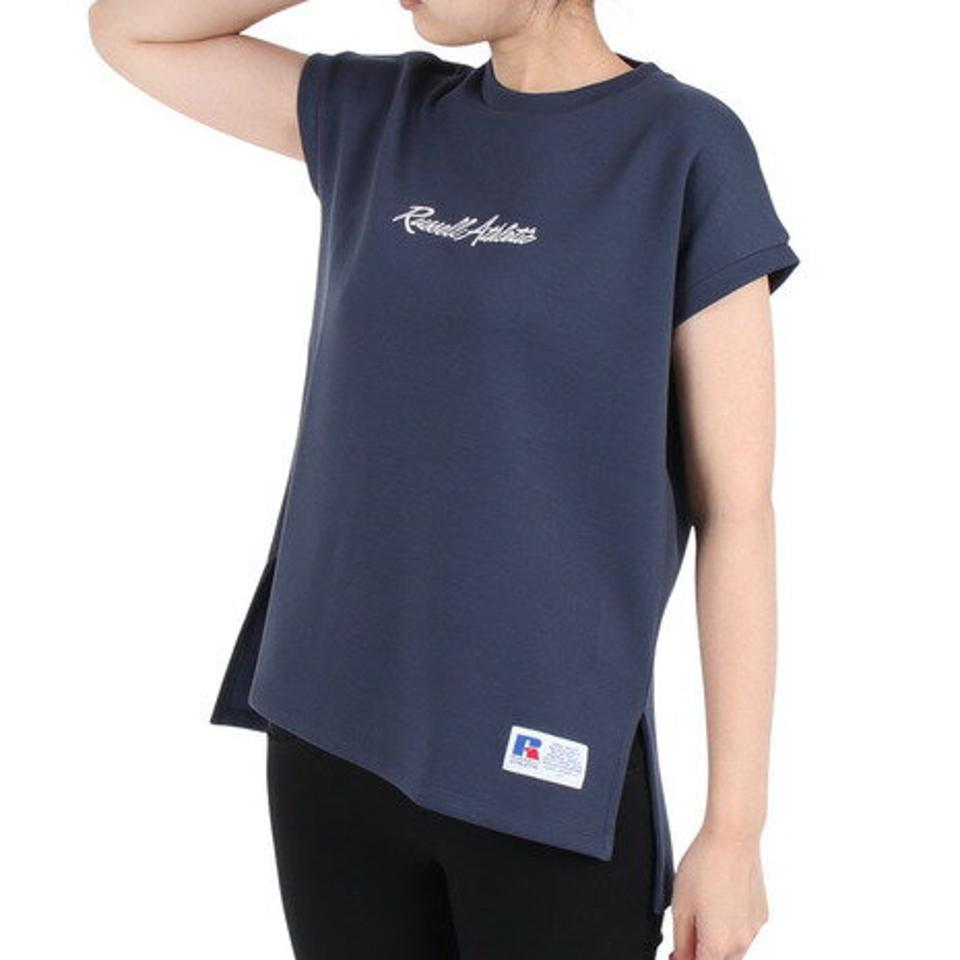 ラッセル(RUSSELL)(レディース)Tシャツ レディース 半袖 吸水速乾 Dri-POWER FRECH RBL21S1002 NVY