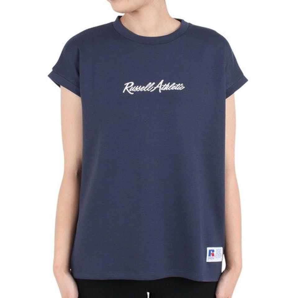 ラッセル(RUSSELL)(レディース)Tシャツ レディース 半袖 吸水速乾 Dri-POWER FRECH RBL21S1002 NVY