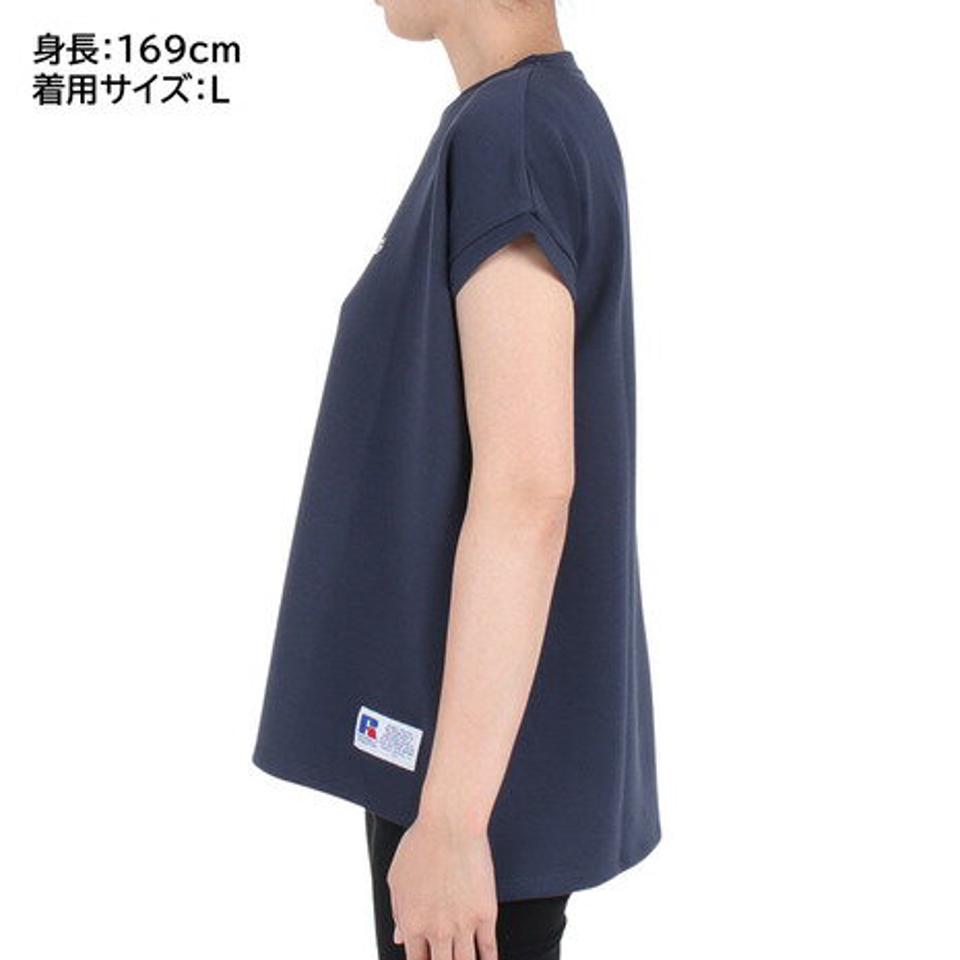 ラッセル(RUSSELL)(レディース)Tシャツ レディース 半袖 吸水速乾 Dri-POWER FRECH RBL21S1002 NVY