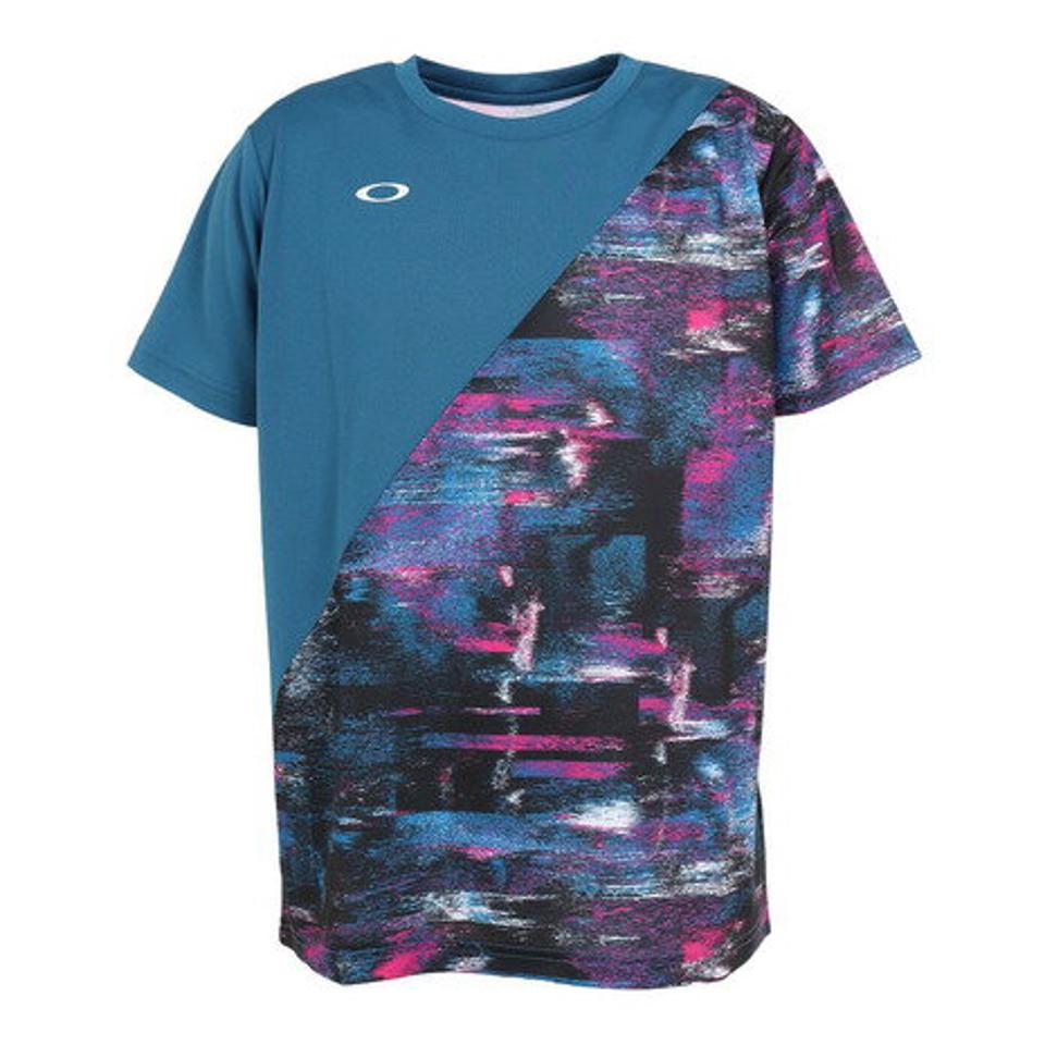 オークリー(OAKLEY)(メンズ)テニスウェア SLANT GRAPHIC 半袖Tシャツ FOA405833