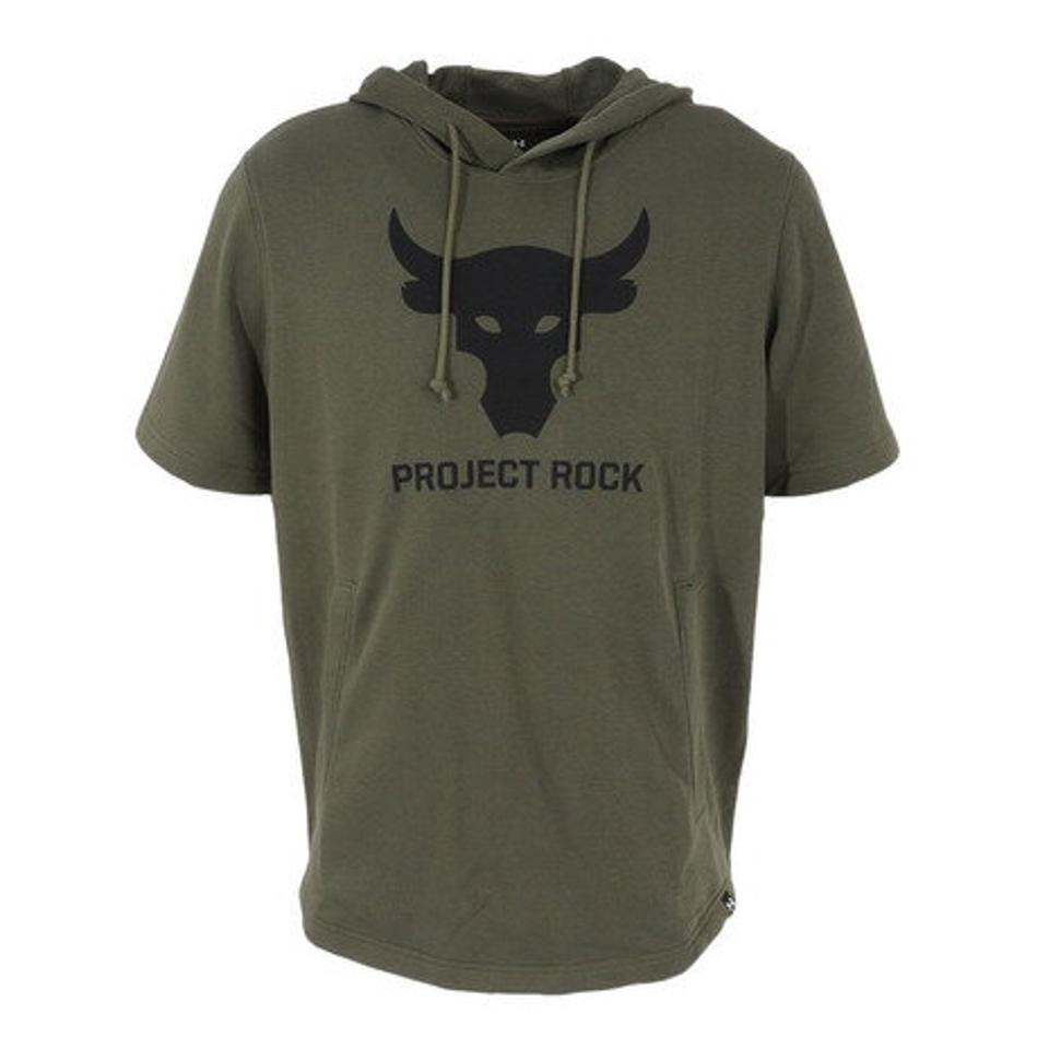 アンダーアーマー(UNDER ARMOUR)(メンズ)半袖Tシャツ メンズ プロジェクトロック テリー フーディー 1377427 390