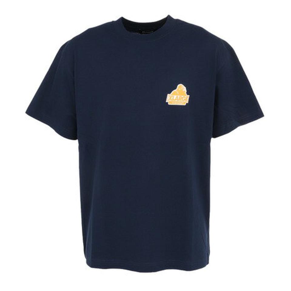 エクストララージ(XLARGE)(メンズ、レディース)半袖Tシャツ メンズ SLANTED OG 101232011025-NAVY