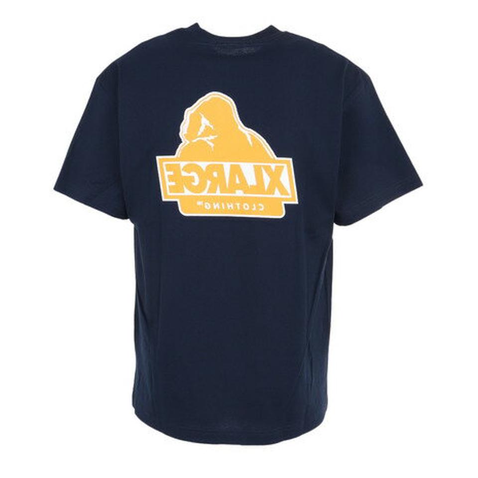エクストララージ(XLARGE)(メンズ、レディース)半袖Tシャツ メンズ SLANTED OG 101232011025-NAVY