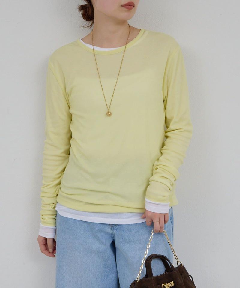 【La nature linge】【累計販売数 1万枚以上！】NEWロングスリーブTシャツ